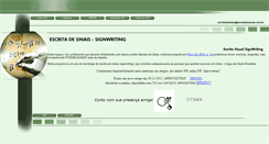 Desktop Screenshot of escritadesinais.com.br