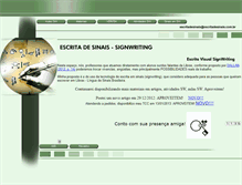 Tablet Screenshot of escritadesinais.com.br